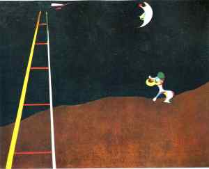Perro ladrando a la luna, 1926. Joan Miró